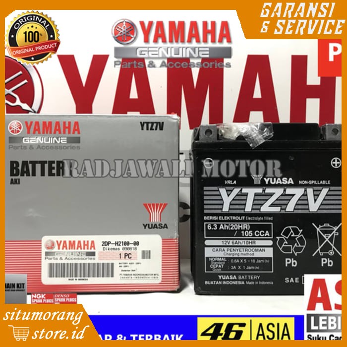 Jual AKI MOTOR NMAX YTZ7V ASLI ORIGINAL YAMAHA | Shopee Indonesia