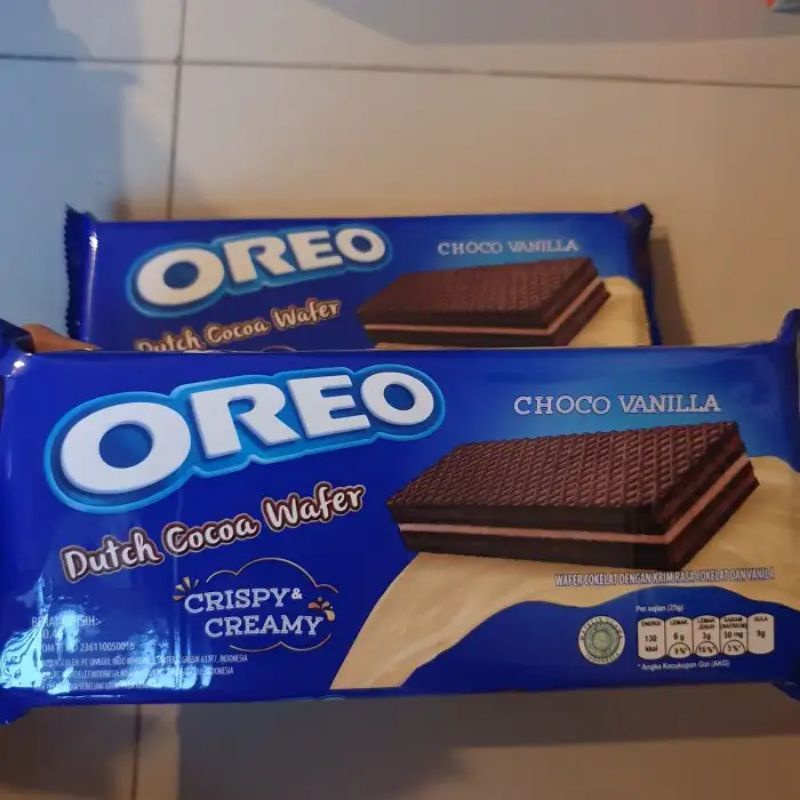 Jual OREO Dutch Cocoa Wafer All Variant Double Choco / Choco Vanilla ...