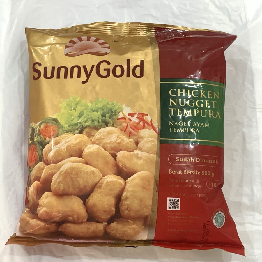 Jual Sunny Gold Chicken Nugget Tempura 500gr Sts Frozen Shopee Indonesia