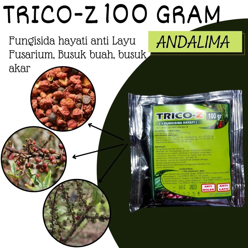 Jual Pupuk Andaliman Agar Subur dan Berbuah Lebat, Fungisida Trico-Z ...