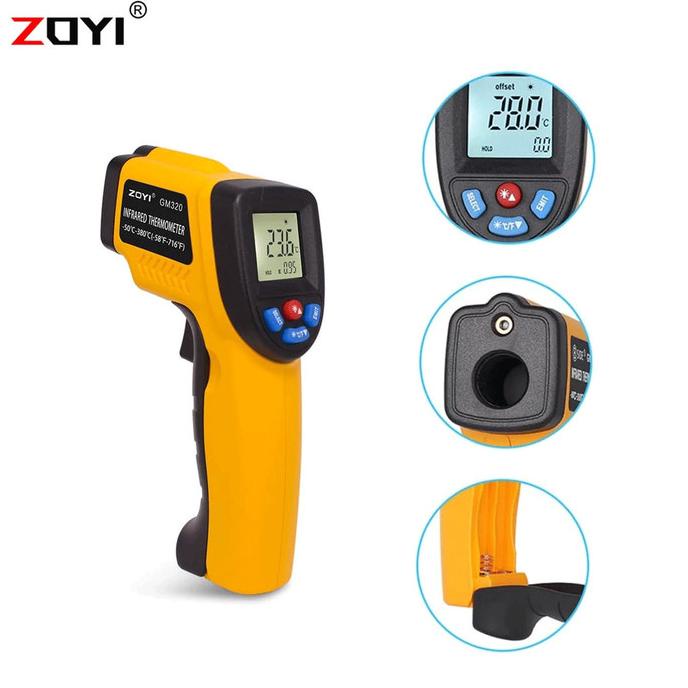 Jual Zoyi Gm320 Digital Infrared Thermometer Ir Termometer Laser Termo