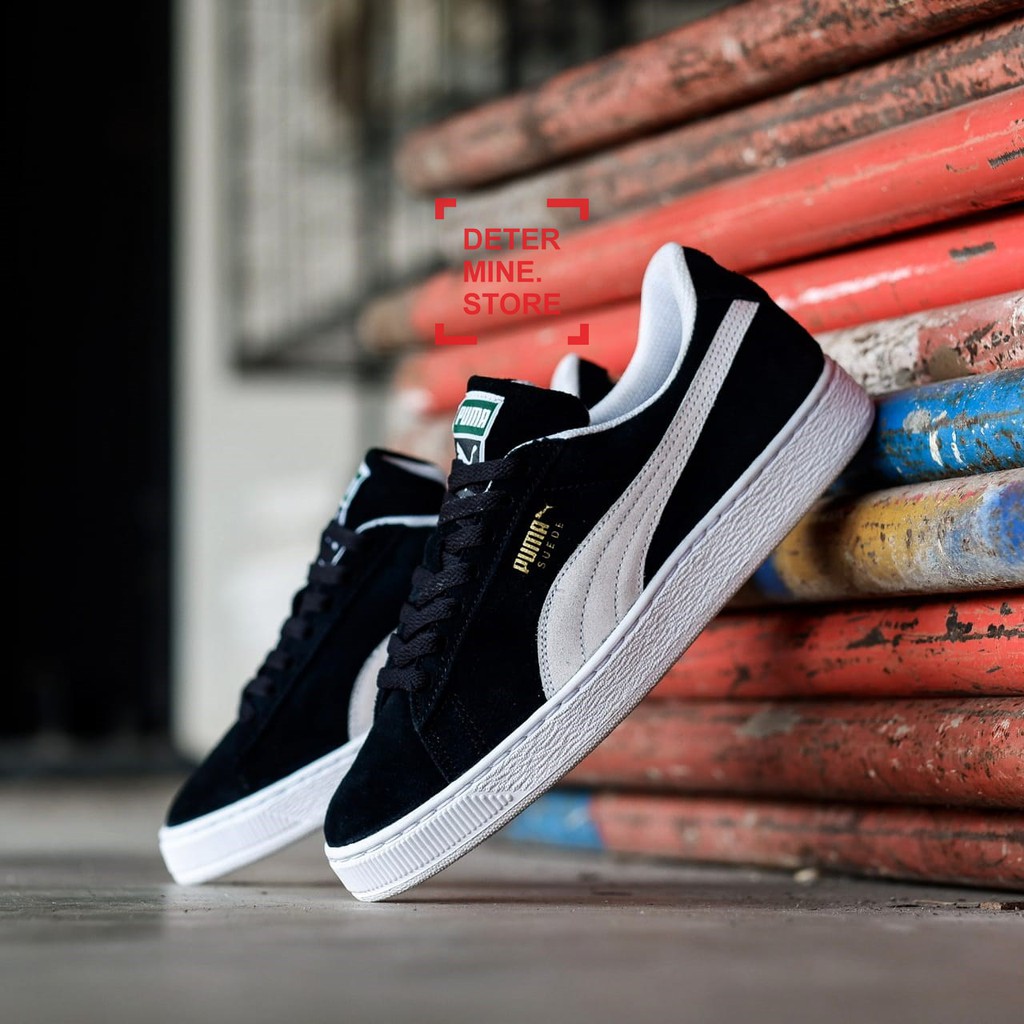 Jual Puma Suede Classic Black White Original Bran New With Box Shopee Indonesia