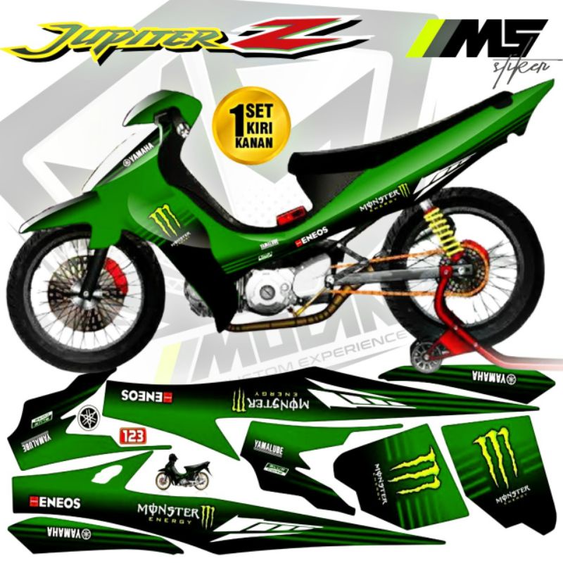 Jual Decal Sticker Striping Variasi Jupiter Z Burhan Jupiter Lama Fiat