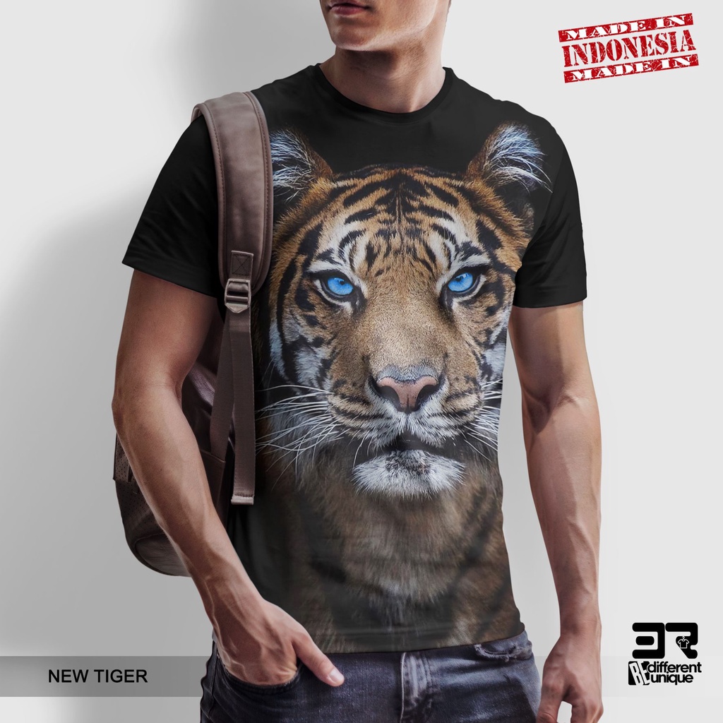 Jual [ COD ] KAOS PRINTING GAMBAR HEWAN NEW TIGER HARIMAU - BAJU DISTRO ...