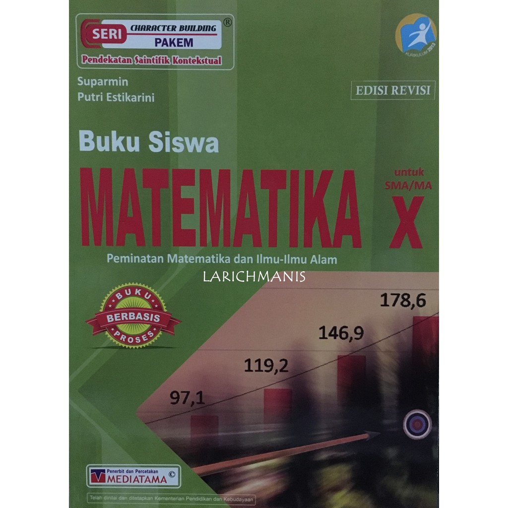 Jual BUKU MATEMATIKA KELAS 10 MEDIATAMA | Shopee Indonesia