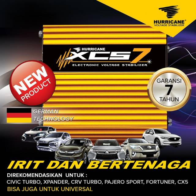 Jual Hurricane XCS 7 plus Bonus Garansi 7 tahun Original XCS7 Volt ...