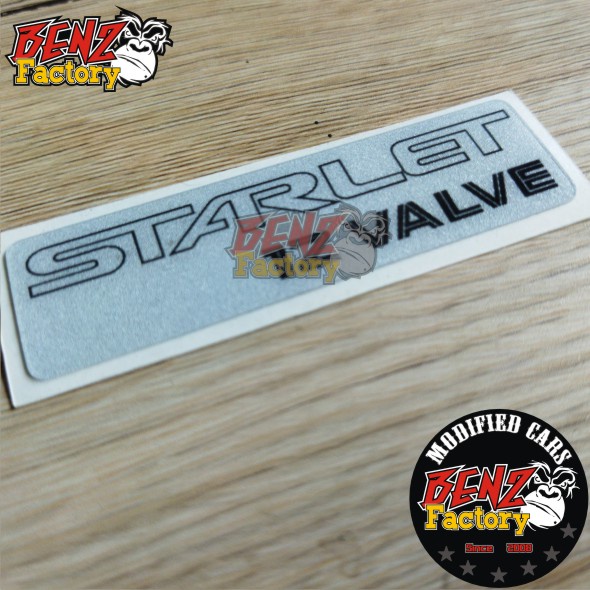 Jual STICKER MINI 3D STARLET 12 VALVE | Shopee Indonesia
