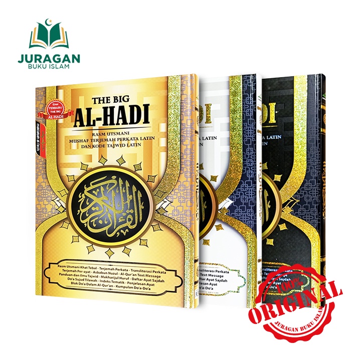 Jual Al Quran Big Al Hadi HC Terjemah Perkata Transliterasi - Maktabah ...