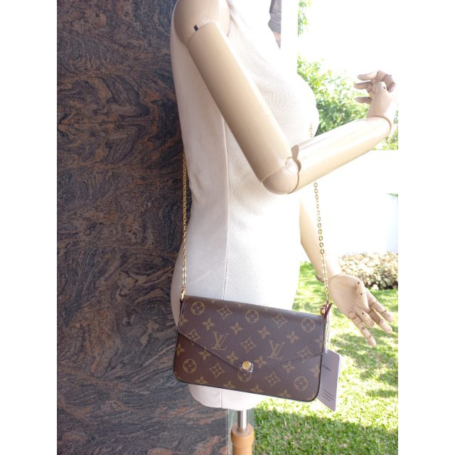 Jual TAS WANITA LV FELICE POCHETTE MONOGRAM CANVAS