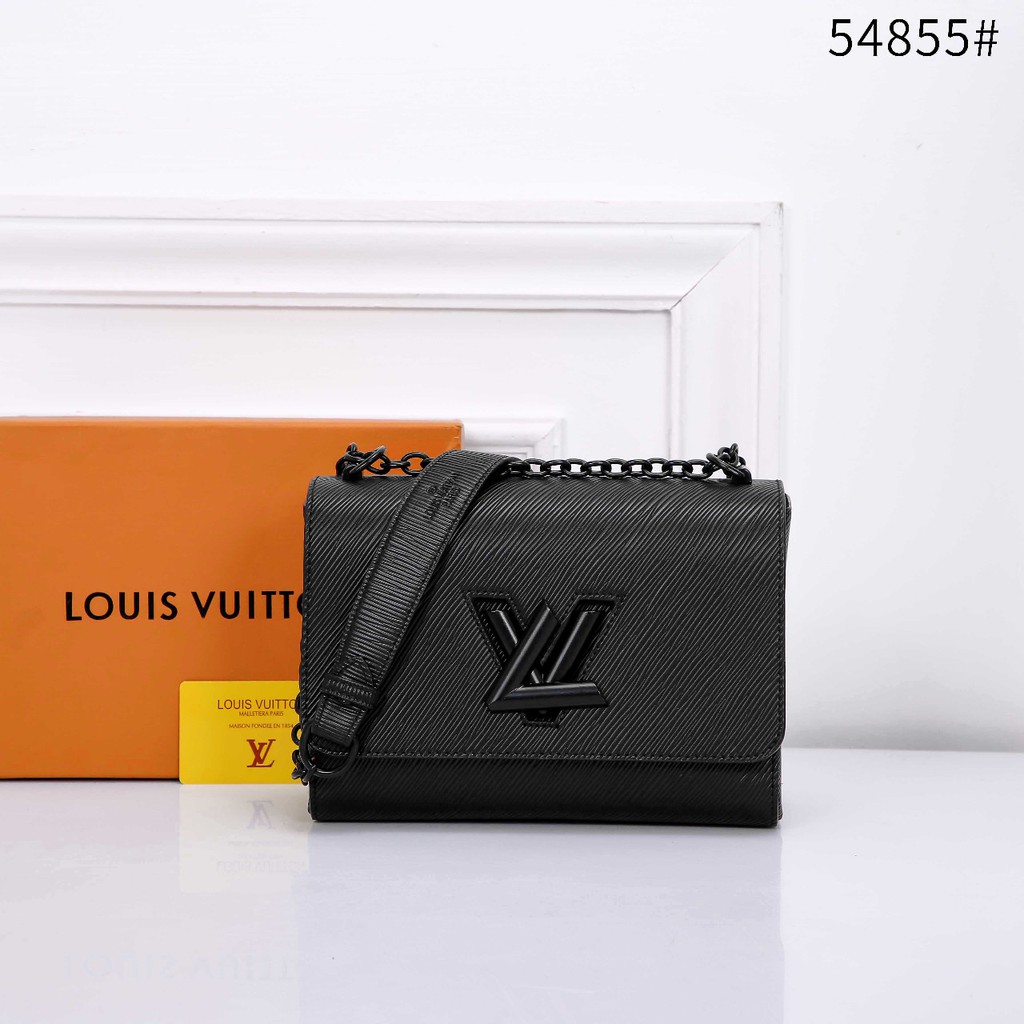 Jual Tas Branded Lv twist semprem 18 cm black Murah Kwalitas Tas