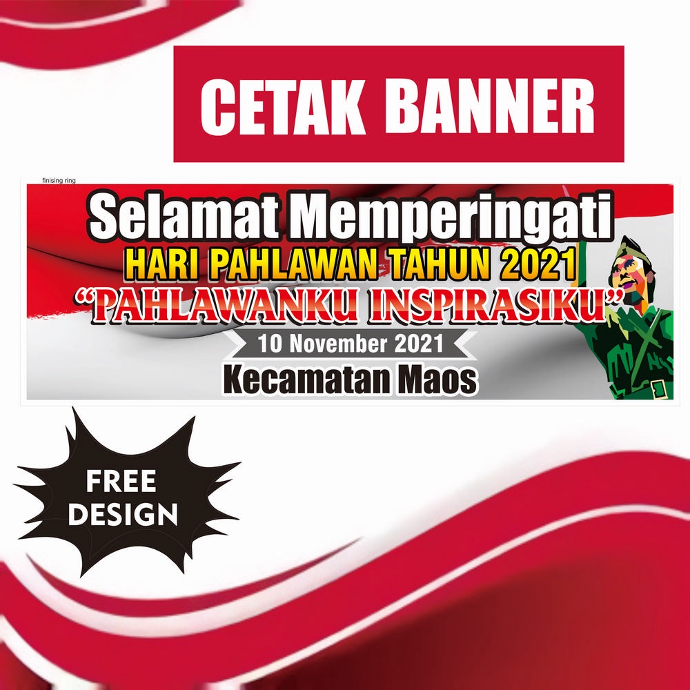 Jual Banner Benner Bener Cetak Spanduk Peringatan Hari Pahlawan