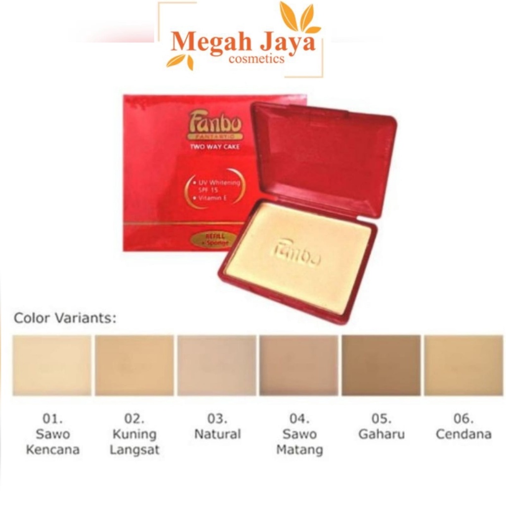 Jual 1PC FANBO TWO WAY CAKE REFILL 15GR @MJ | Shopee Indonesia