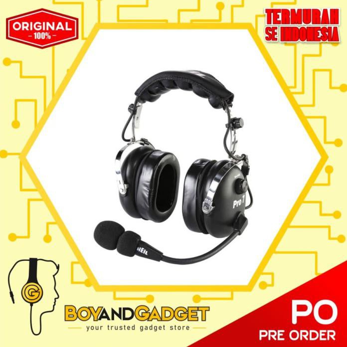 HEIL SOUND ORIGINAL PRO7 BLACK INDUSTRIAL HEADSET DYNAMIC MICROPHONE -  NORMAL