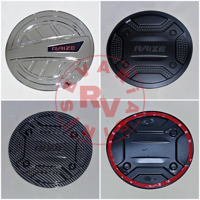 Jual Garnis Tank Cover Raize 2021 Chrome Hitam Carbon | Shopee Indonesia