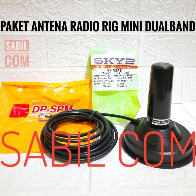 Jual PAKET ANTENA RIG MINI DUALBAND ANTENA RADIO MOBIL DUALBAND DAN ...