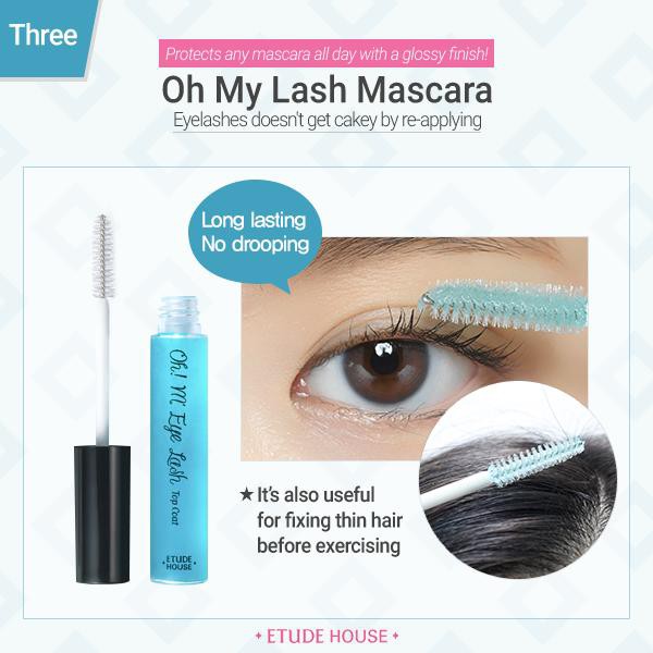 Jual Etude House Oh My Lash Mascara Top Coat Shopee Indonesia