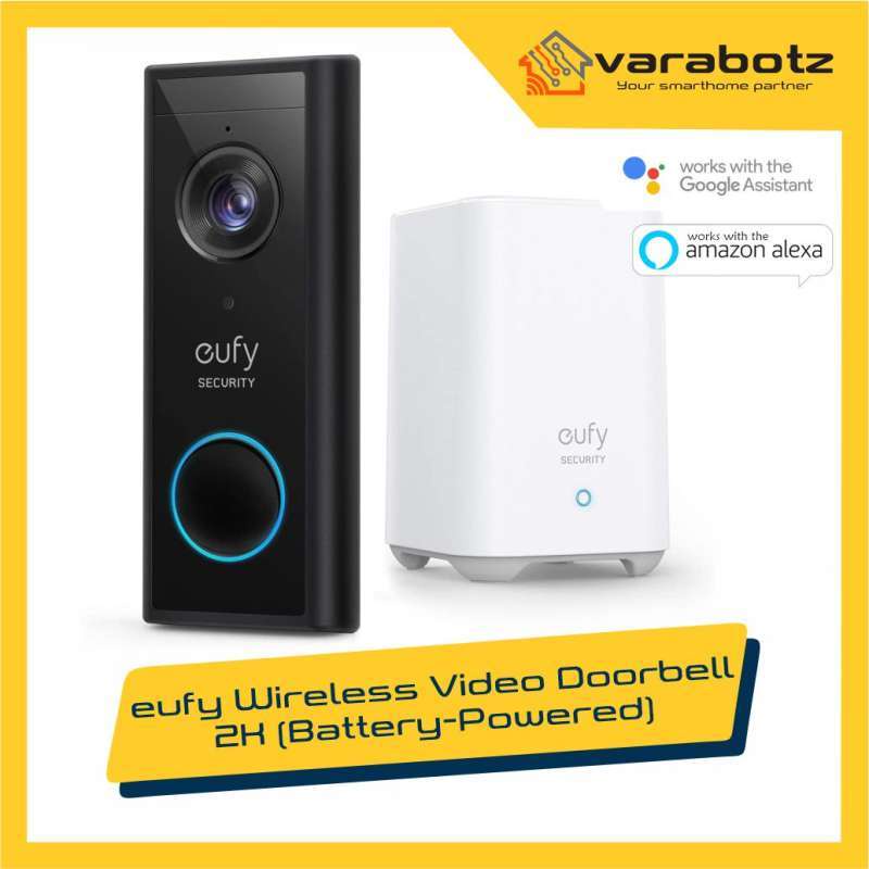 Jual eufy Security, Wireless Video Doorbell (Battery Powered) with 2K
