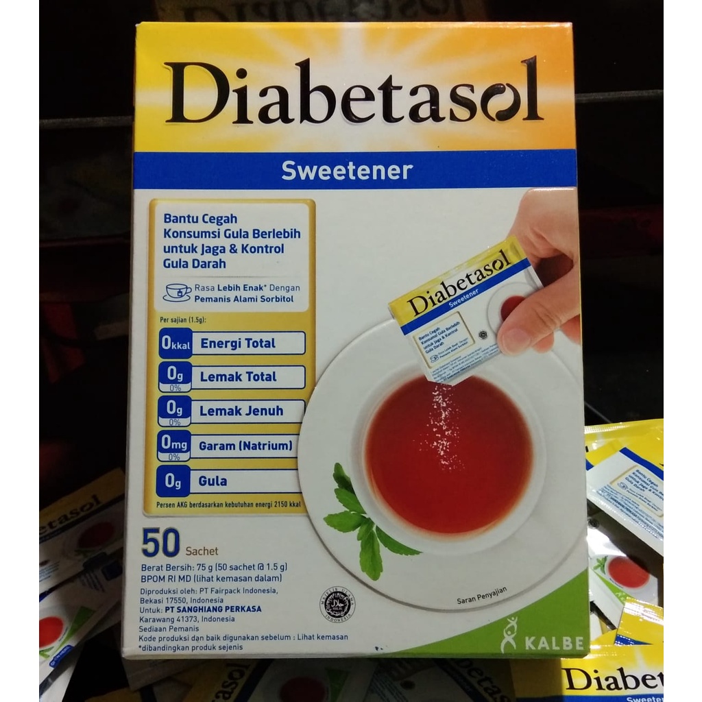 Jual Daibetasol Zero Calorie Sweetener Diabetasol Sweetener Gula Diabetasol Shopee Indonesia