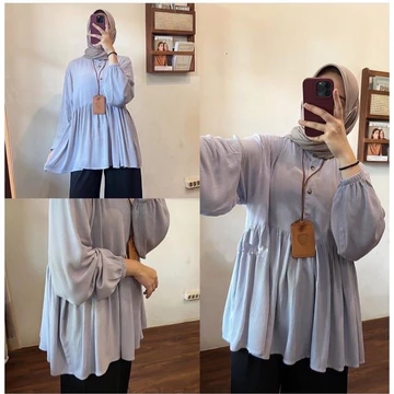 Raisa Blouse Rayon Crinkle Premium Rania Blouse Crinkle