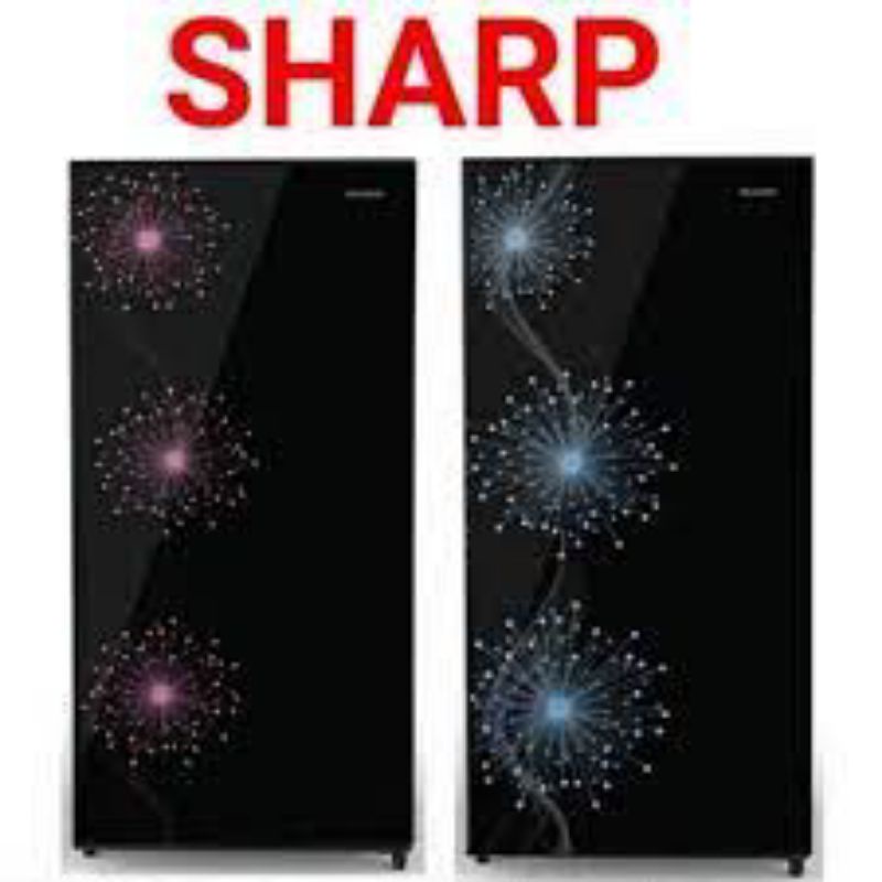 Jual Promo kulkas 1 pintu Sharp sjx 167 DB (biru) atau DP (pink) 133 L ...