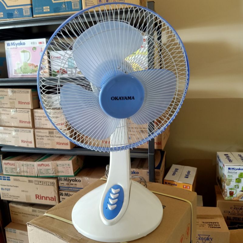 Jual Kipas Duduk Meja Desk Fan Okayama 12 Inch Baru Murah Shopee Indonesia 3235