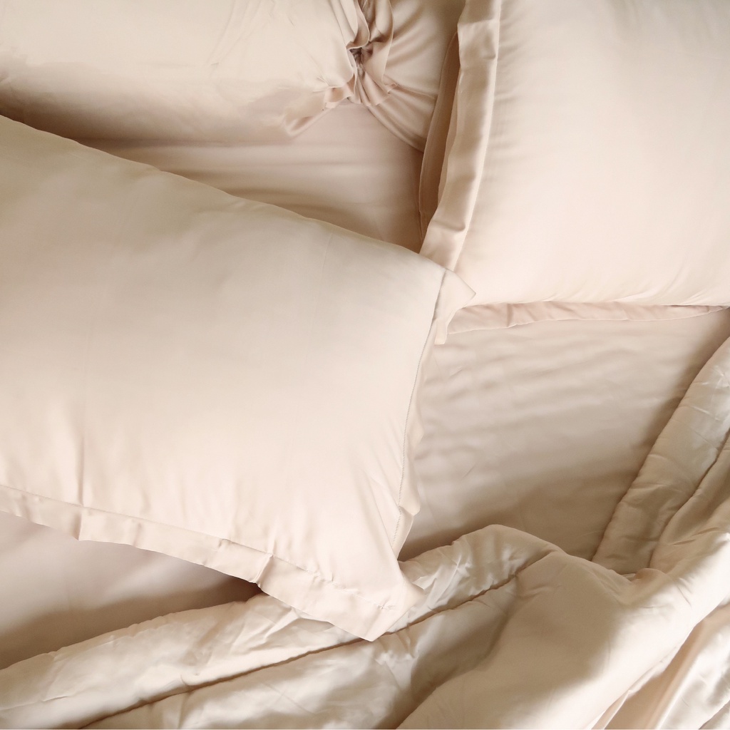 Jual Nou Custom Bamboo Lyocell Pillowcase / Bolstercase Shopee