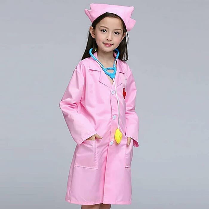 Jual Nurse costume toddler anak balita kostum profesi perawat suster