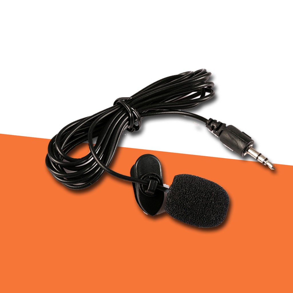 Jual Mic Clip On Audio Splitter Condenser Microphone Baju Murah Adapter