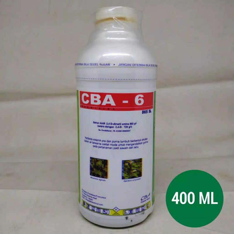 Jual Herbisida Sistemik Pra Tumbuh Dan Purna Tumbuh Cba 6 865 Sl 400