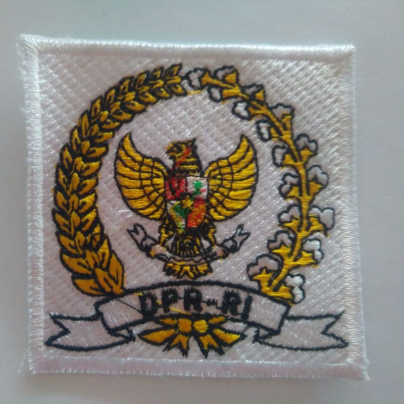 Jual Bed badge bet bordir logo DPR RI bordir dpr | Shopee Indonesia