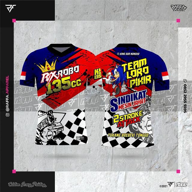 Jual JERSEY FULL PRINTING 
