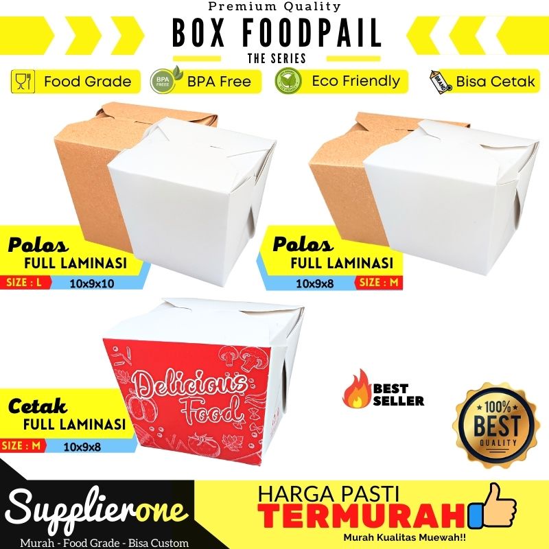 Jual Kemasan Rice Box / Foodpail / Food Pail Box / Kemasan Rice Box