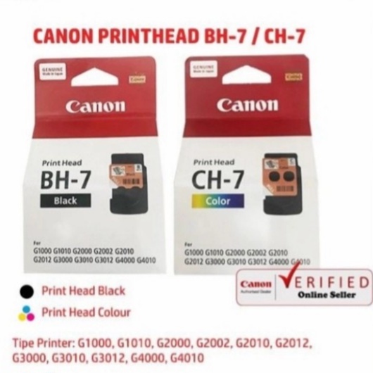 Jual Print Head Canon Bh 7 Black Dan Ch 7 Color Shopee Indonesia