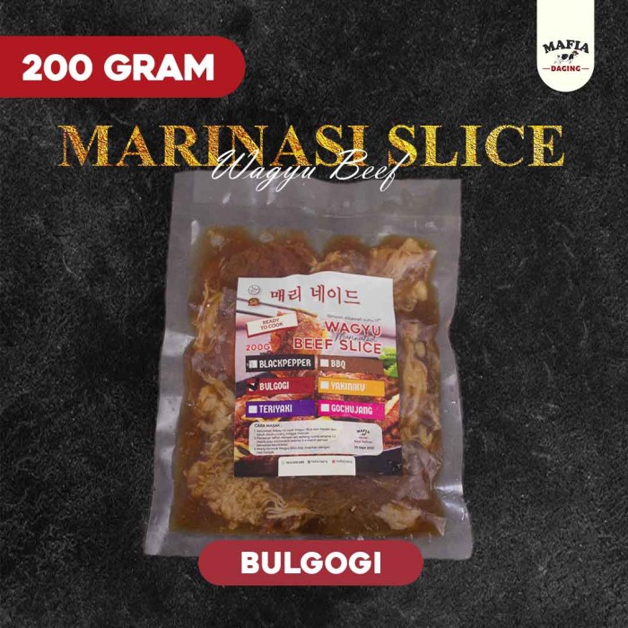 Jual Marinated Wagyu Beef Slice G Mafia Daging Shopee Indonesia