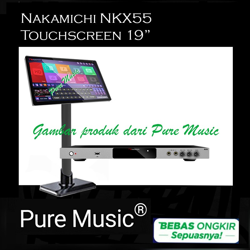 Jual Nakamichi Nkx 55 Nkx55 Touch Screen Player Karaoke Layar Sentuh