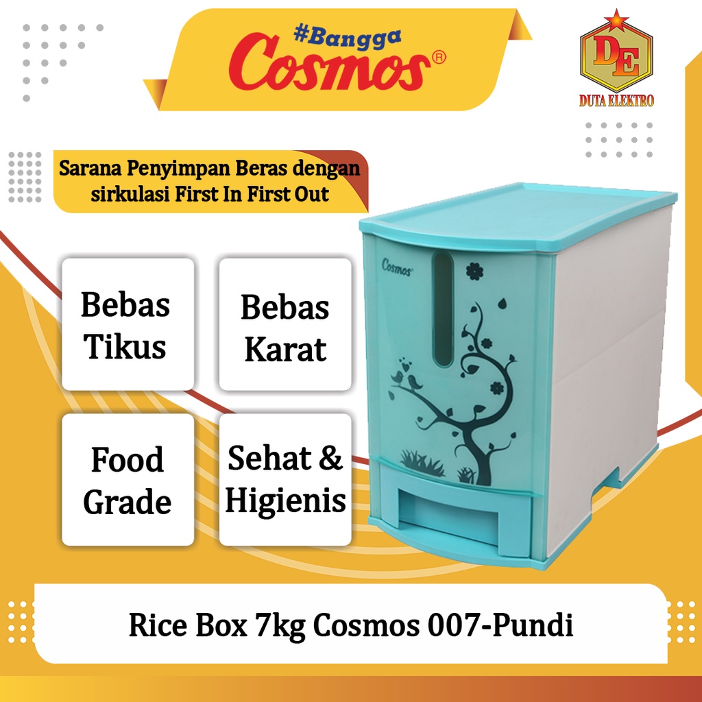 Jual Rice Box 7kg Cosmos 007-Pundi | Shopee Indonesia