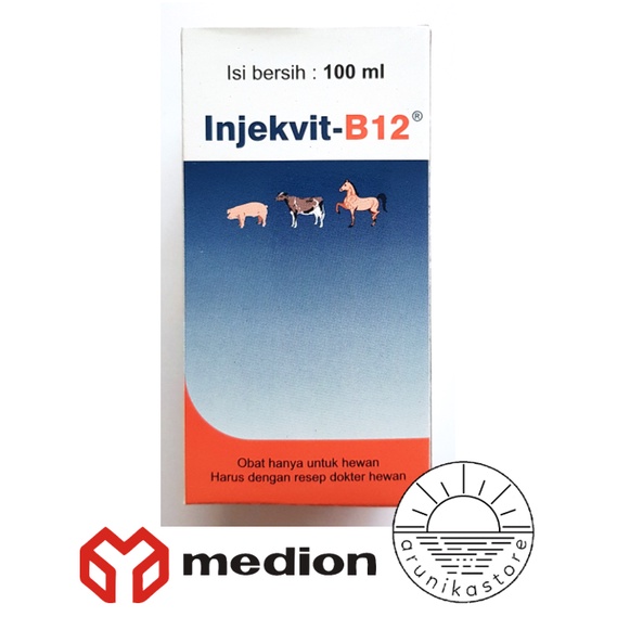 Jual INJEKSI VITAMIN B12 / INJEKVIT B12 100ml | Vitamin B12 Injeksi ...