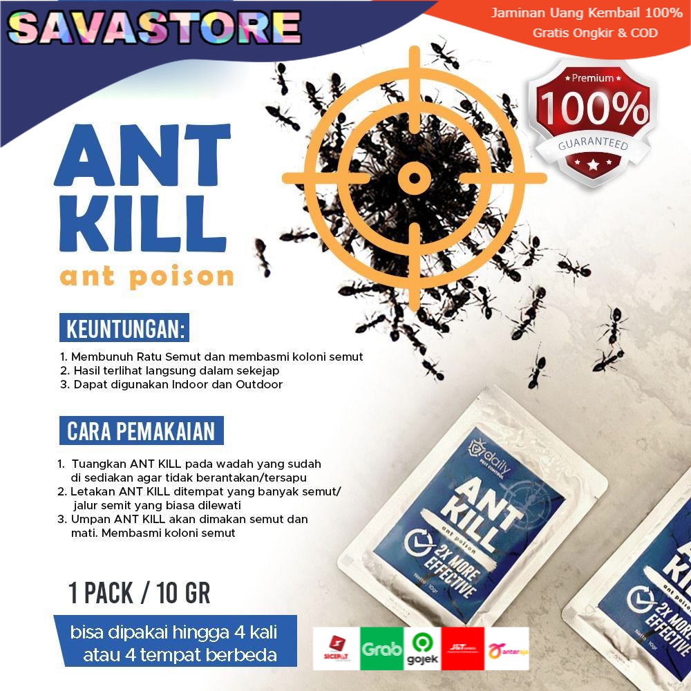 Jual RACUN SEMUT DAILY ANT KILL AMPUH MEMBASMI KOLONI SEMUT DAN RATU ...