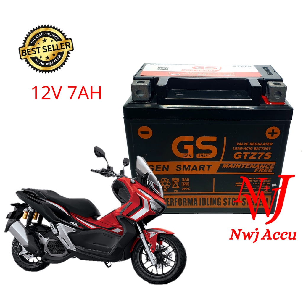 Jual Aki Kering Motor Honda ADV 150 ADV 160 PCX GTZ7S GTZ6V YTZ7S YTZ6V