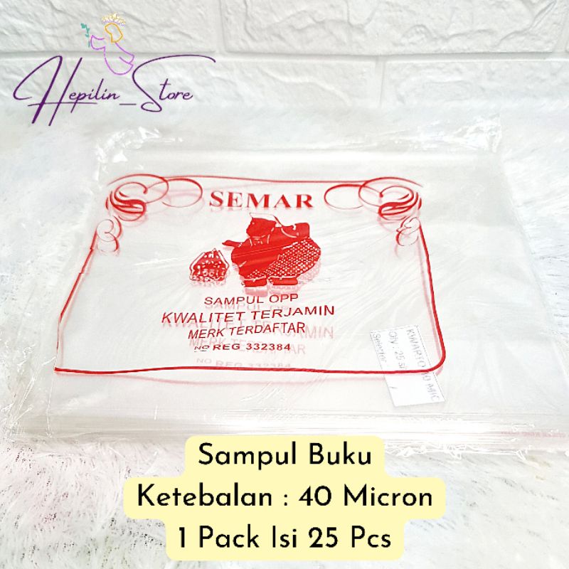 Jual Sampul Buku Tulis Plastik Ukuran Kwarto Ketebalan 40 Micron 1