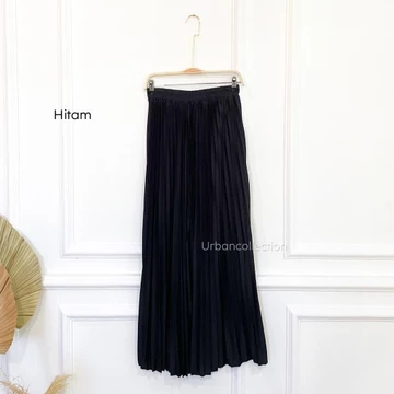 Rok Plisket Wanita Premium Rok RempeL 100 CM Rok Lipet Rok Plisket Panjang