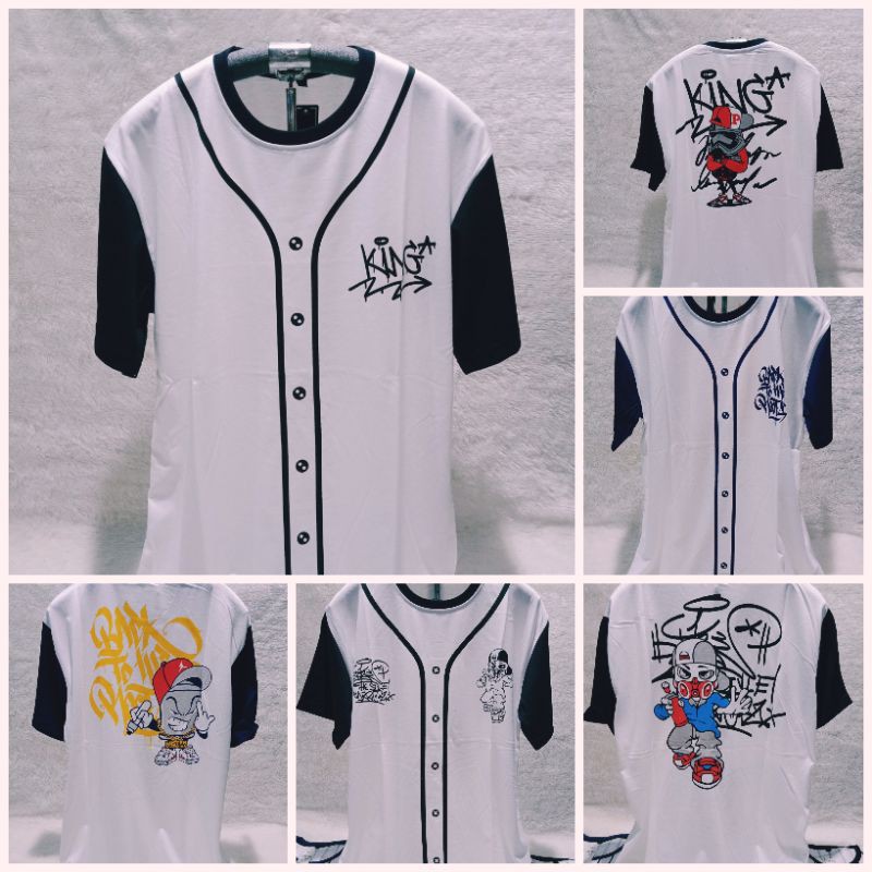 Jual KAOS SABLON BASEBALL BAJU BASEBALL MURAH KAOS STRIP PRIA