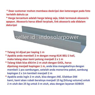 Jual Talang air hujan harga per meter PVC kotak SG-140 RG-140 4