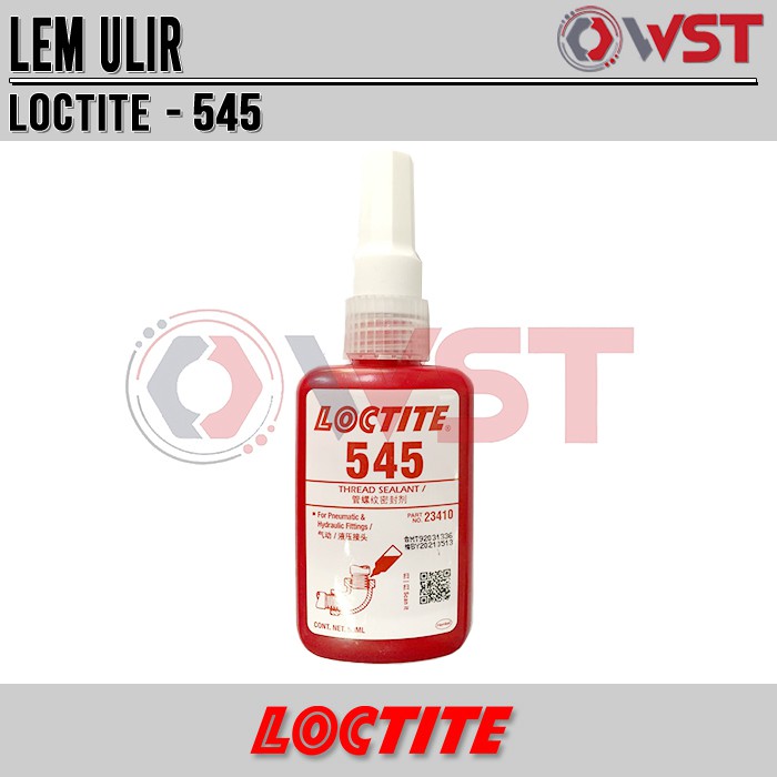 Jual Lem Pipa Besi Loctite 545 / Lem Pneumatic & Hydraulic Fitting