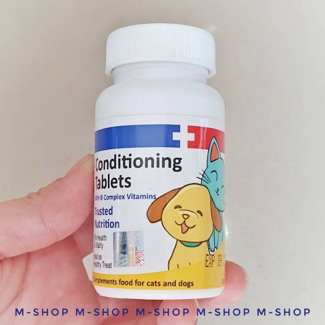 Jual CONDITIONING TABLETS Raidall vitamin untuk kucing dan