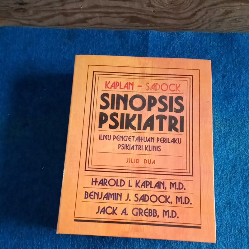 Jual KApLAN-SADOCK SINOPSIS PSIKIATRI Ilmu Pengetahuan Pengetahuan ...