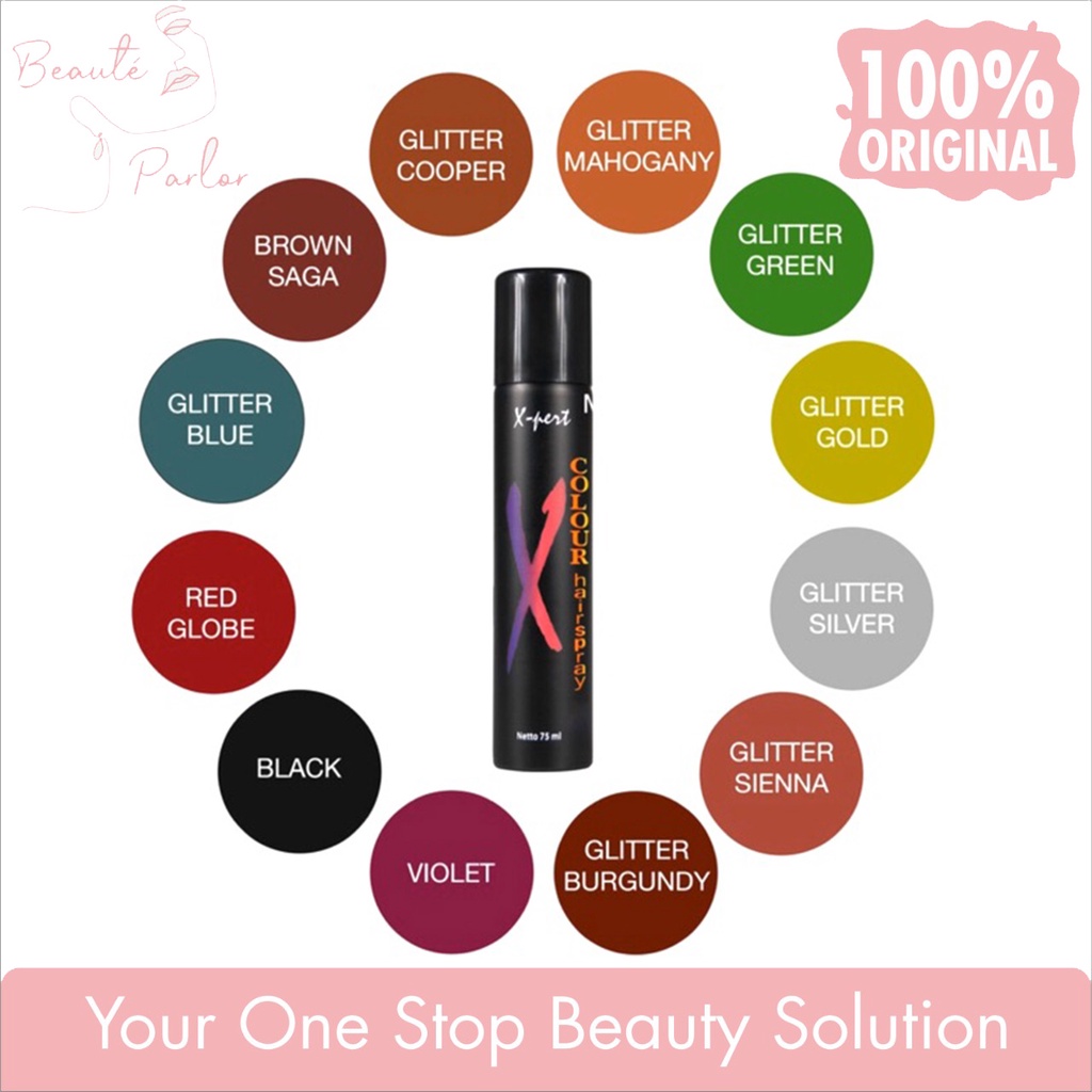 Jual Xpert Hair Spray Colour 75 ml / Xpert Hairspray 75 ml / Pewarna