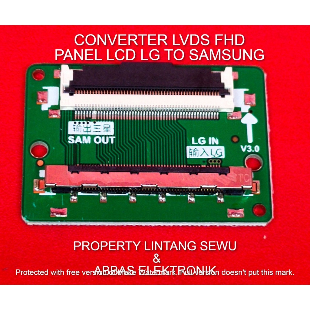 FHD 4K 51Pins LVDS to LVDS LG to SAM SAM to LG Definition