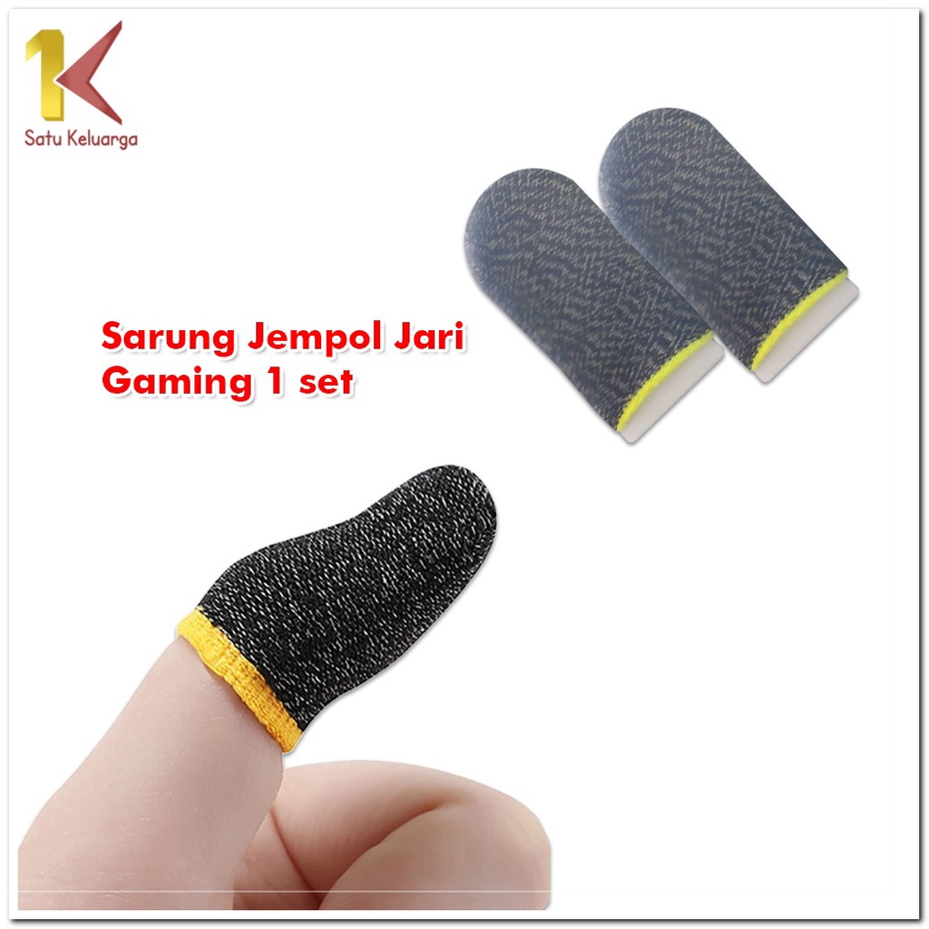 Jual Satu Keluarga Sarung Jempol Jari Gaming 1 set isi 2Pcs C640 Finger ...