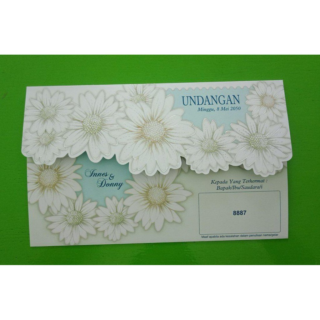 Jual CETAK UNDANGAN PERNIKAHAN WEDDING BLANGKO NOMOR 8887 | Shopee ...